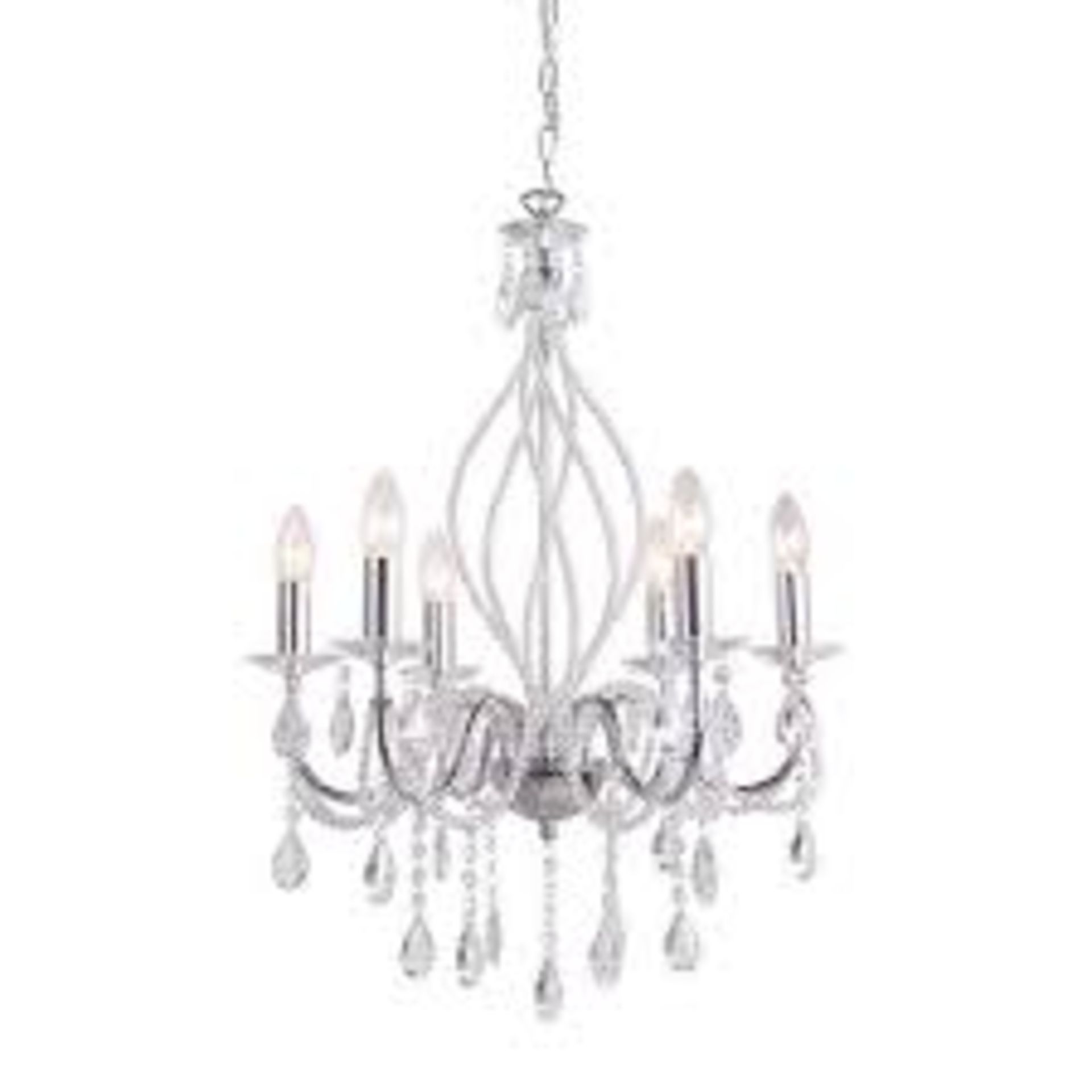 Boxed Home Collection Hailey Chandelier RRP £195 (Appraisals Available Upon Request)(Untested