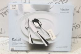 Boxed Arthur Price Wrapped Tail 42 Piece 6 Person Cutlery Set RRP £95 (17200) (Appraisals