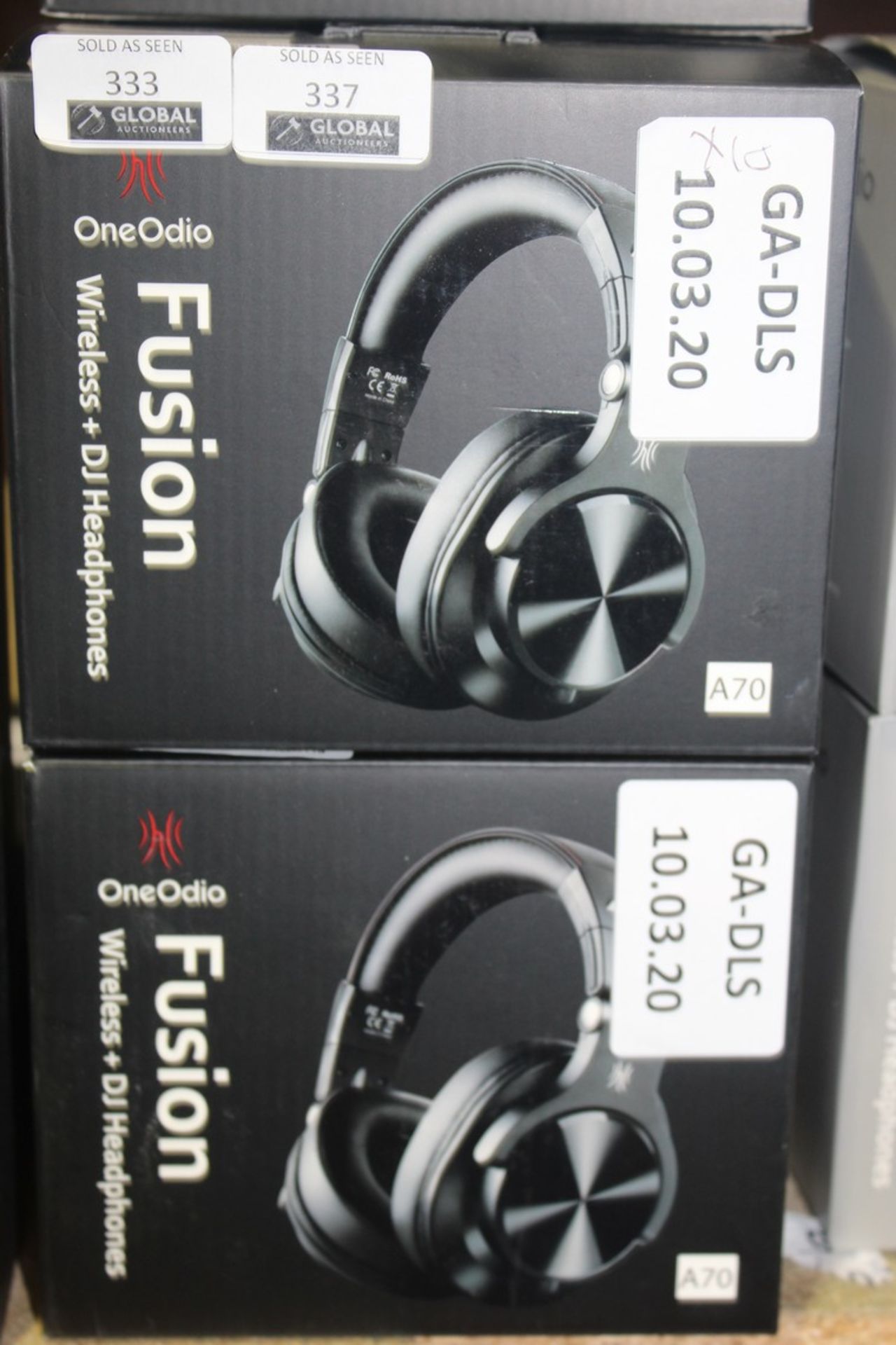 Boxed One Audio Fusion Wireless & DJ Headphones RRP £45 Each (Appraisals Available Upon Request)