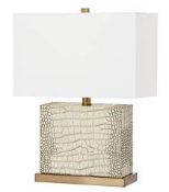 Boxed Safaveih Table Lamp RRP £60 (18289) (Appraisals Available Upon Request)