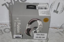 Boxed Brand New Pair Fusion 1 Audio Silver DJ Headphones RRP £45 (Appraisals Available Upon