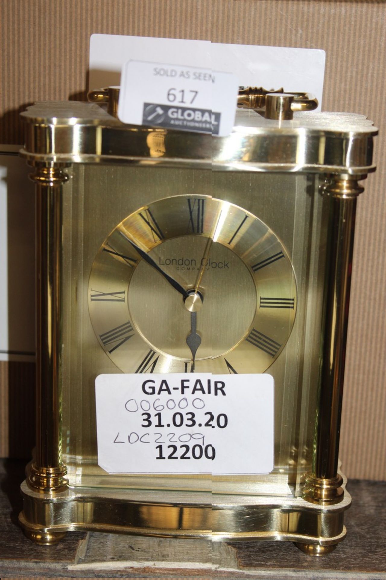 Boxed London Crock Company Mantel Clock RRP £65 (122100) (Appraisals Available Upon Request)