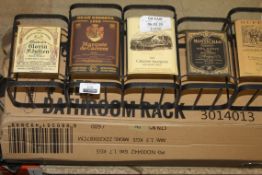 Boxed 7 Bottle Wall mounted Wine Rack RRP £50 (17256) (Appraisals Available Upon Request)
