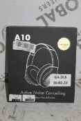 Boxed Brand New Pair A10 Active Noise Cancelling Headphones RRP £50 (Appraisals Available Upon