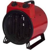 Boxed Igenix Red industrial Drum Heater (Appraisals Available Upon Request)(Untested Customer