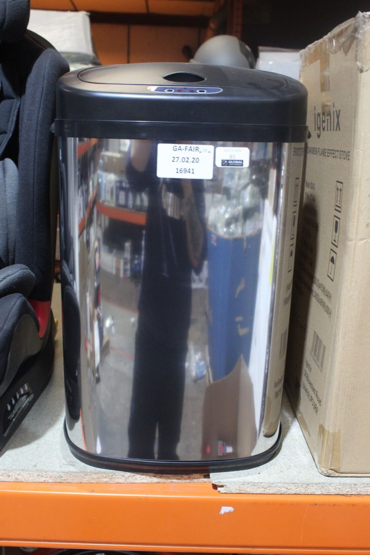 Dihl Stainless Steel Automatic Sensor Bin RRP £40 (16941) (Appraisals Available Upon Request)