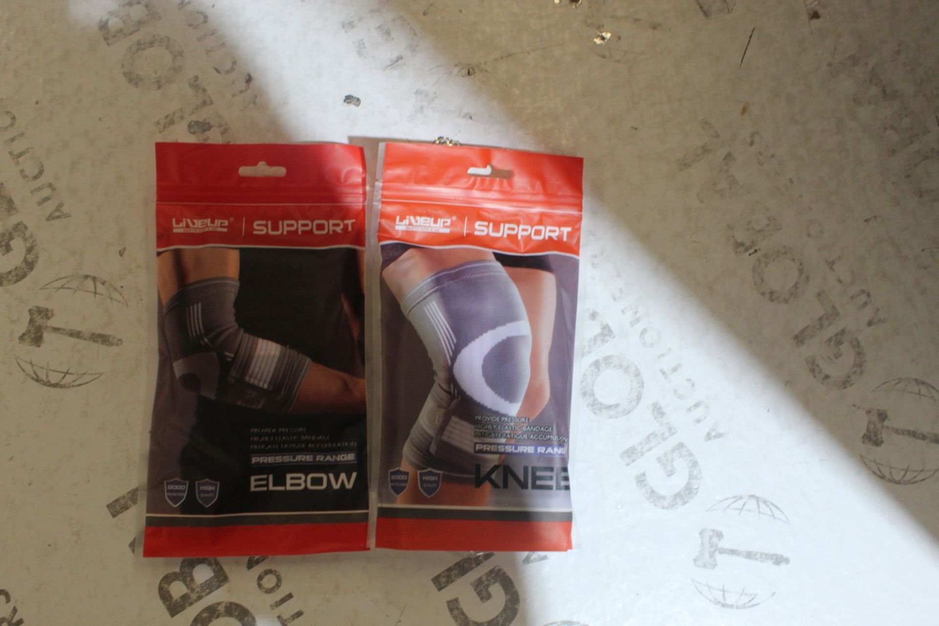 Brand New Live Up Support Elbow & Knee Supports In Various Sizes (Appraisals Available Upon