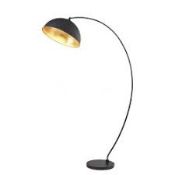 Boxed Glowbow Curved Floor Standing Lamp RRP £140 (19015) (Appraisals Available Upon Request)