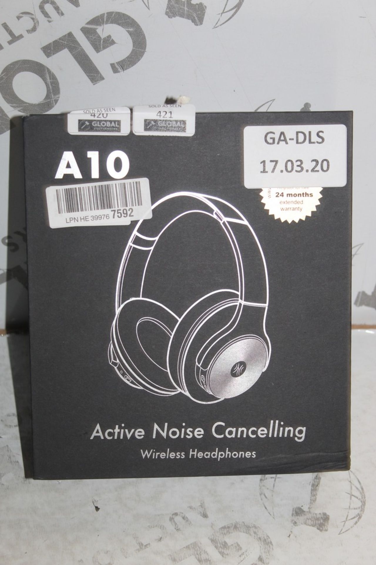 Boxed Brand New Pair Of One Odio A10 Wireless Noise Cancelling Headphones RRP £60 (Appraisals