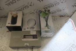 Boxed Items to Include Eva Solo Tool Box Organisers, LSA Column Vases, Pedestal Mirrors & Stackers