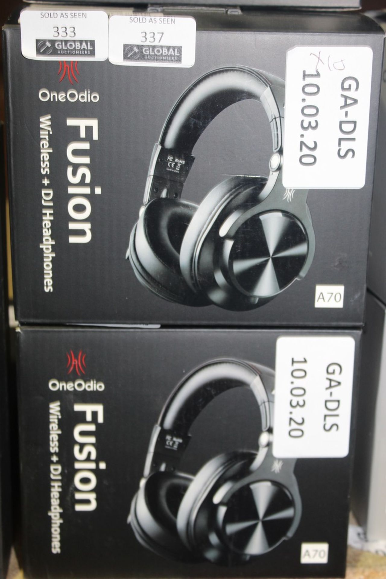 Boxed One Audio Fusion Wireless & DJ Headphones RRP £45 Each (Appraisals Available Upon Request)