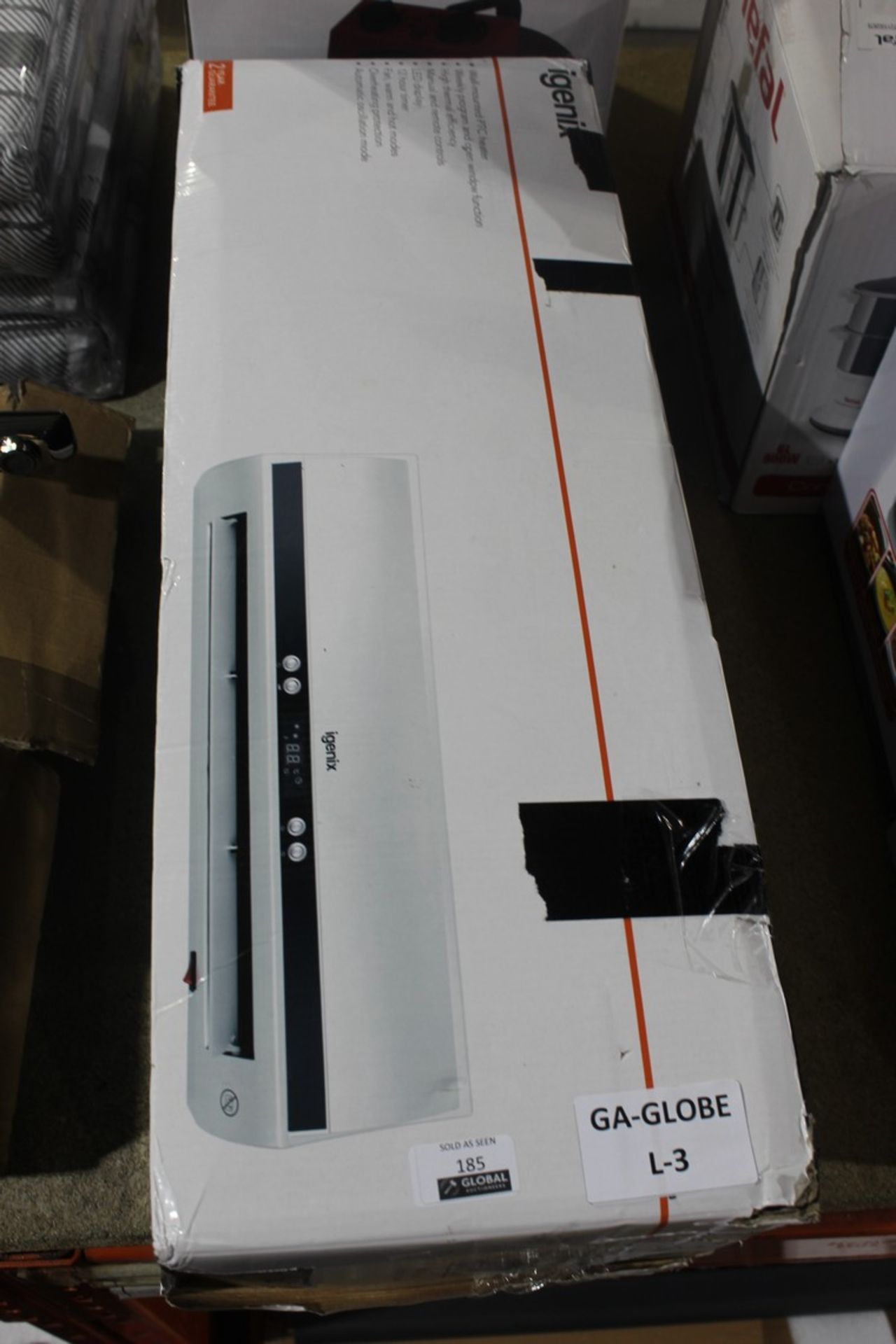 Boxed Igenix Wall Mounted Heater RRP £80 (Appraisals Available Upon Request)(Untested Customer