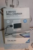 2 Blue Flame 2 Wall Device Chargers Combined RRP £90