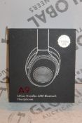 2 Boxed A9 Urban Traveller ANC Bluetooth Headphones Combined RRP £100