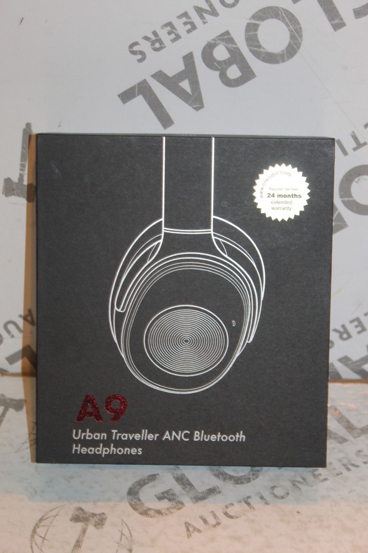 2 Boxed A9 Urban Traveller ANC Bluetooth Headphones Combined RRP £100