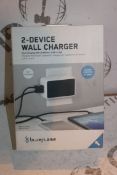 2 Blue Flame 2 Wall Device Chargers Combined RRP £90