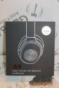 Boxed A9 Urban Traveller ANC Bluetooth Headphones RRP £50