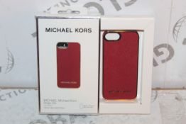 2 Red Michael Kors Snap On Phone Cases for iPhone 5 & 5s RRP £100