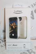 2 Lummee Duo iPhone 7 Rose Gold Front & Back Professional Lighting Cases Combined RRP £100