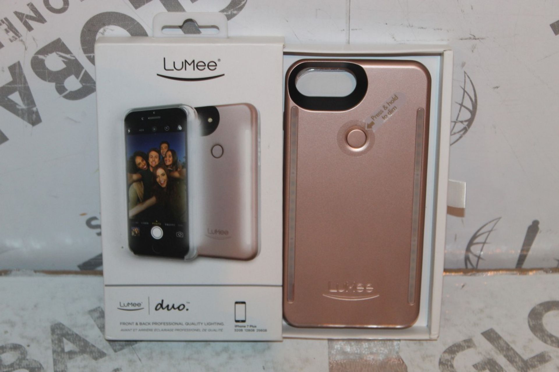 2 Boxed Lummee Iphone 7 & 7 Plus Front & Back Professional Lighting Cases Combined RRP £100