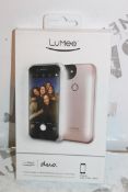 6 Lummee Duo Ipone 7 Rose Gold Front & Back Professional Lighting Cases Combined RRP £100