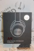 Boxed A9 Urban Traveller ANC Bluetooth Headphones RRP £50