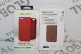 5 Assorted iPhone 6 XS Decoded & Evotech Phone Cases Combined RRP £80