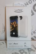 2 Boxed Lummee Iphone 7 Plus White Front & Back Professional Lighting Cases Combined RRP £100