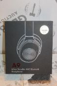 Boxed A9 Urban Traveller ANC Bluetooth Headphones RRP £50