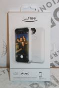 2 Boxed Lummee Iphone 7 Plus White Front & Back Professional Lighting Cases Combined RRP £100