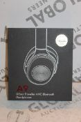 2 Boxed A9 Urban Traveller ANC Bluetooth Headphones Combined RRP £100