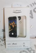 2 Lummee Duo iPhone 7 Rose Gold Front & Back Professional Lighting Cases Combined RRP £100