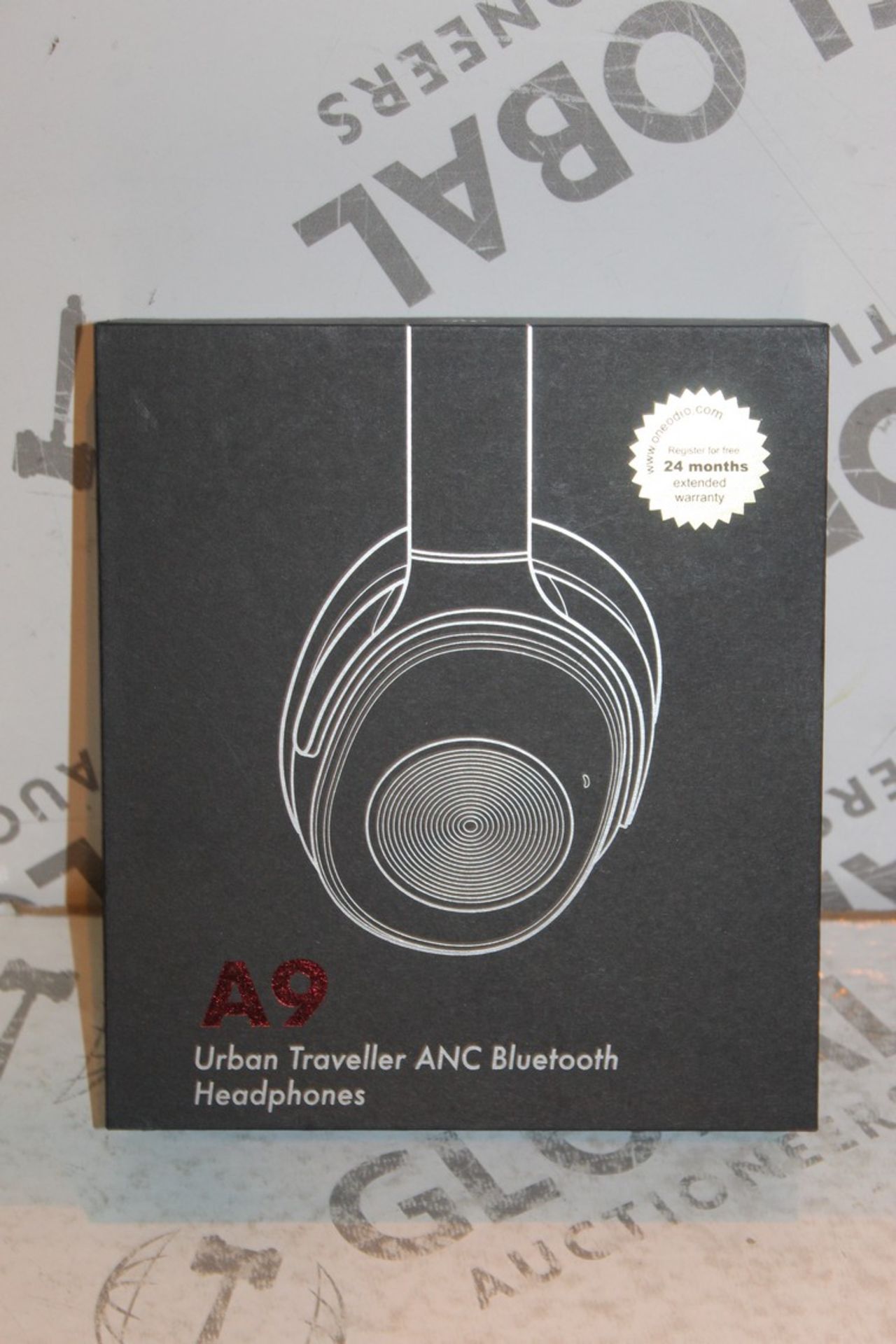 2 Boxed A9 Urban Traveller ANC Bluetooth Headphones Combined RRP £100