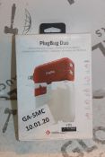 3 PlugBug Duo Twelve South Plug Combined RRP £150