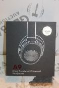 Boxed A9 Urban Traveller ANC Bluetooth Headphones RRP £50