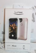 5 Lummee Duo Ipone 7 Rose Gold Front & Back Professional Lighting Cases Combined RRP £100