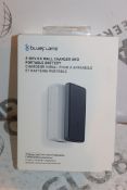 2 Blue Flame 2 Device Wall Charger & Portable Battery Combined RRP £90