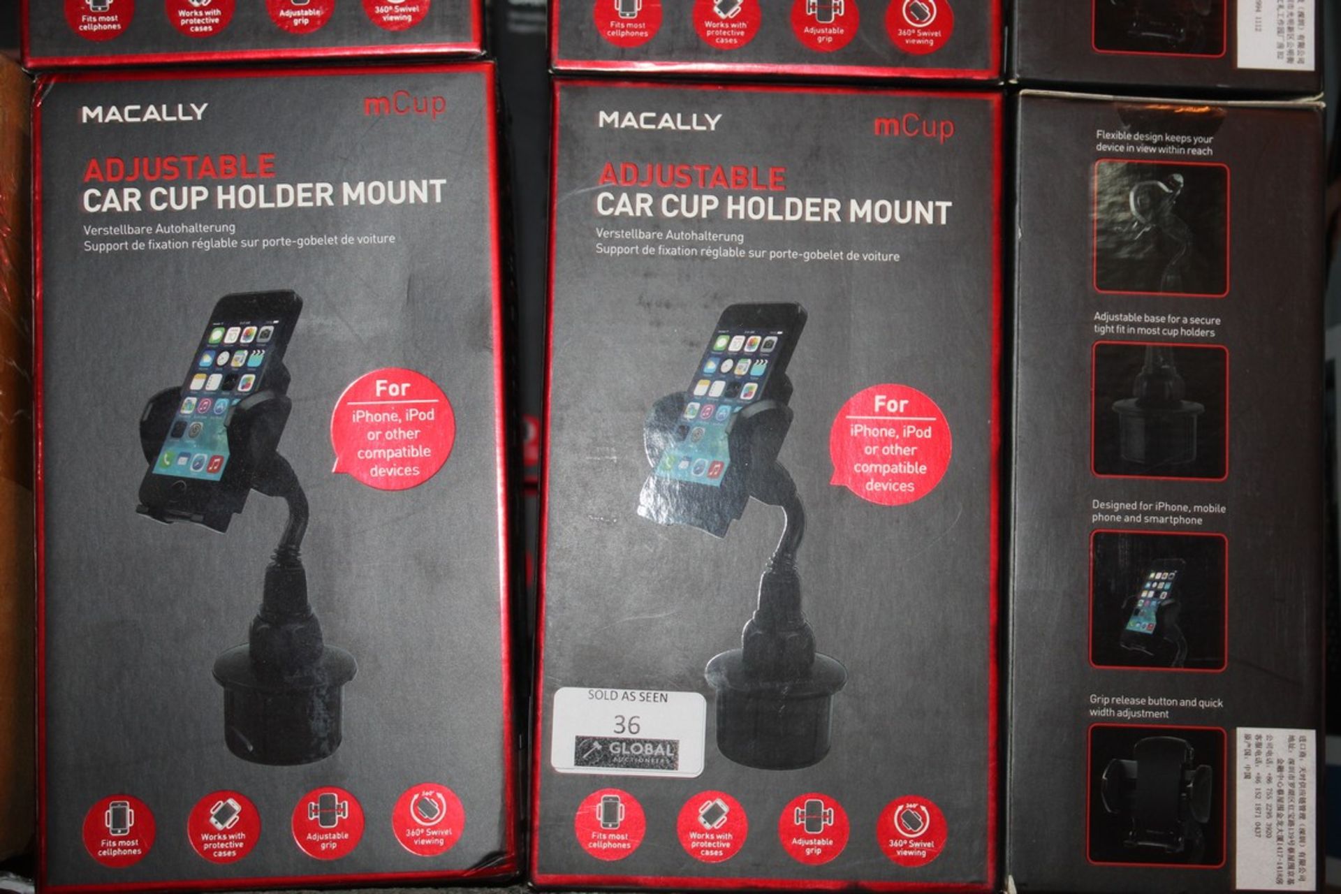 Lot To Contain 6 Brand New Macallay Adjustable Universal Mobile Phone Holders Combined RRP £180 (