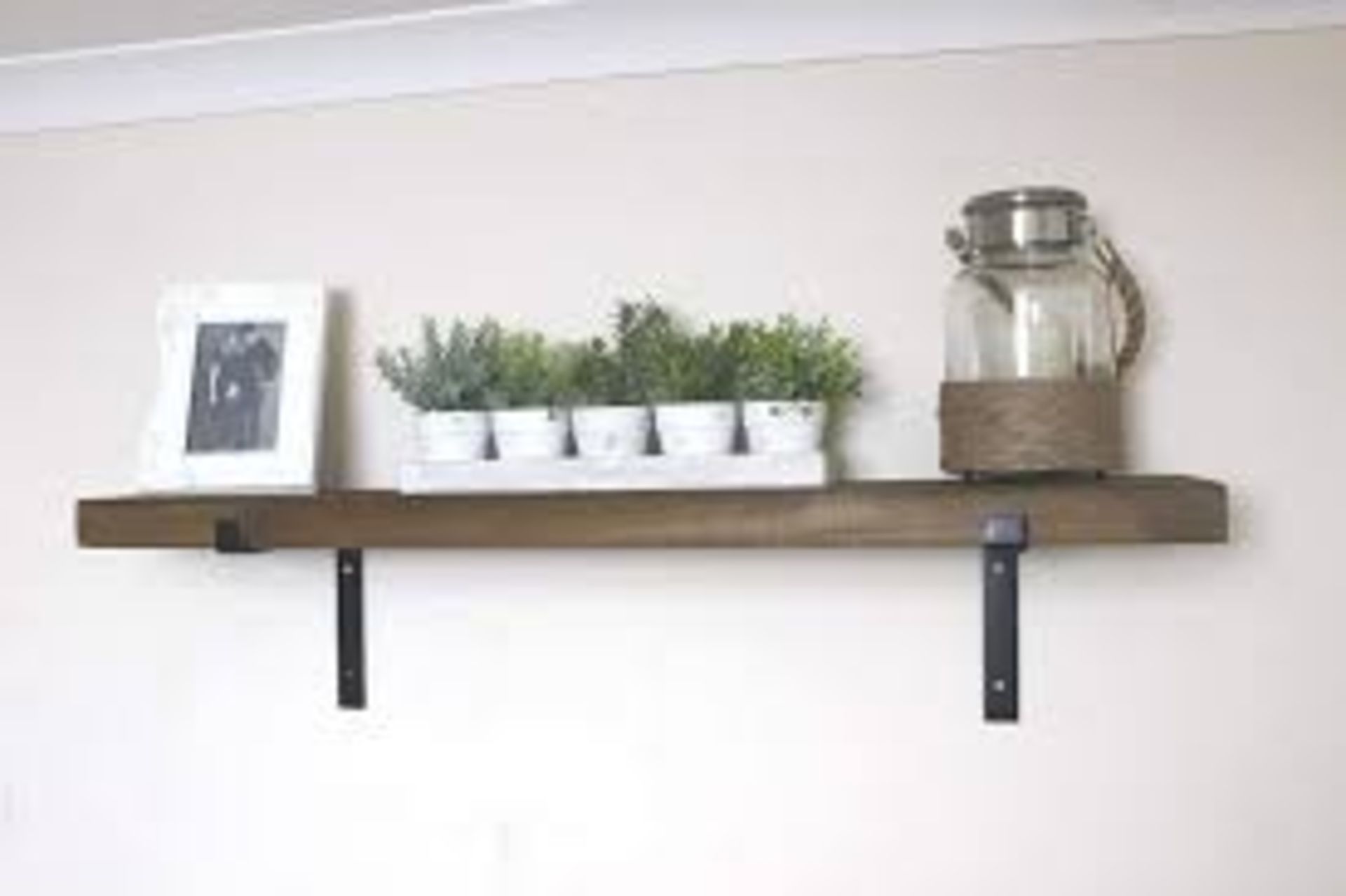 Boxed Home Zone Rustic Shelf RRP £50 Appraisals Available Upon Request)