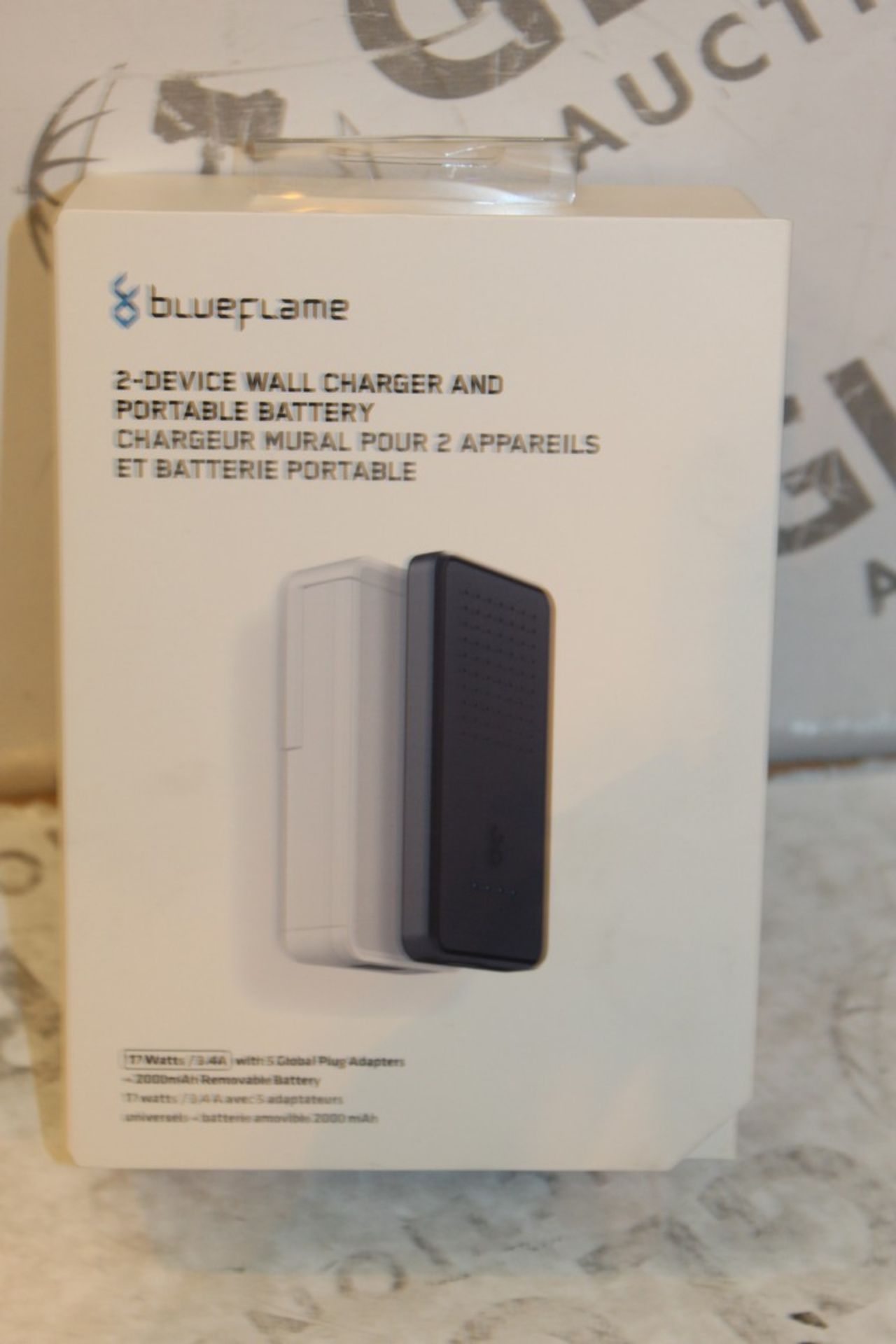 2 Boxed Blue Flame 2 Device Wall Chargers With Portable Battery Boost Pack Combined RRP £70 (