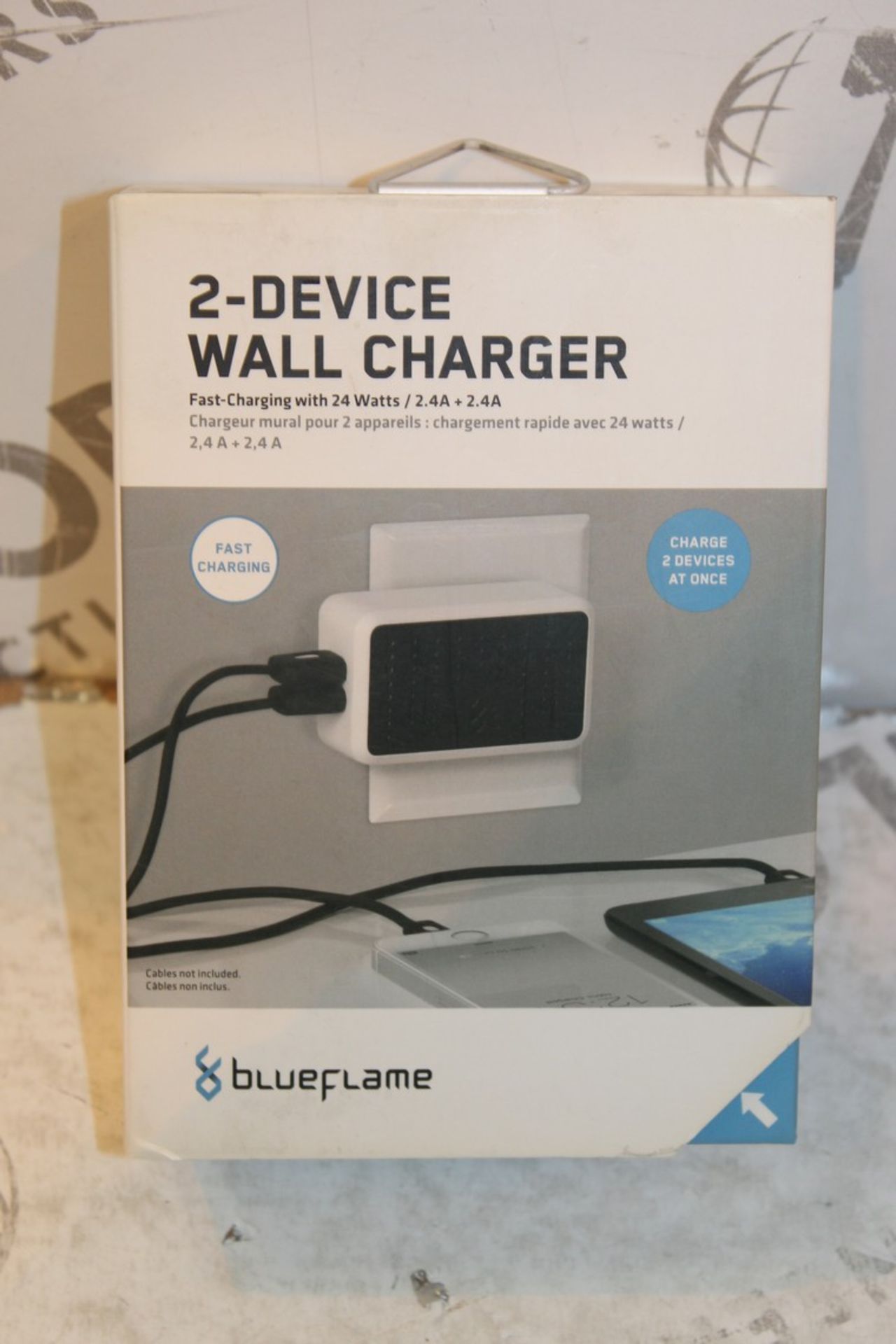 Boxed Brand New Blue Flame 2 Device Wall Charger RRP £35 (Appraisals Available Upon Request) (