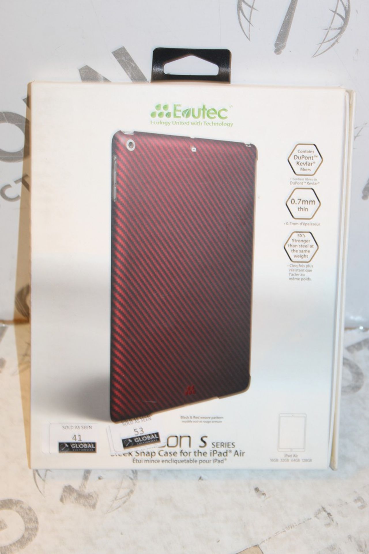 6 Brand New Evutec Carbon S Snap on Cases for Ipad Air Combined RRP £70 (Appraisals Available Upon