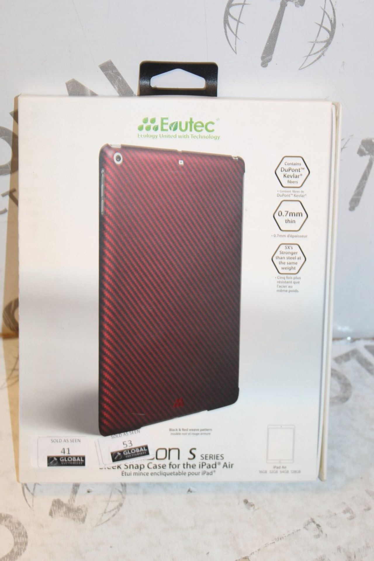 2 Brand New Evutec Carbon S Snap on Cases for Ipad Air Combined RRP £70 (Appraisals Available Upon