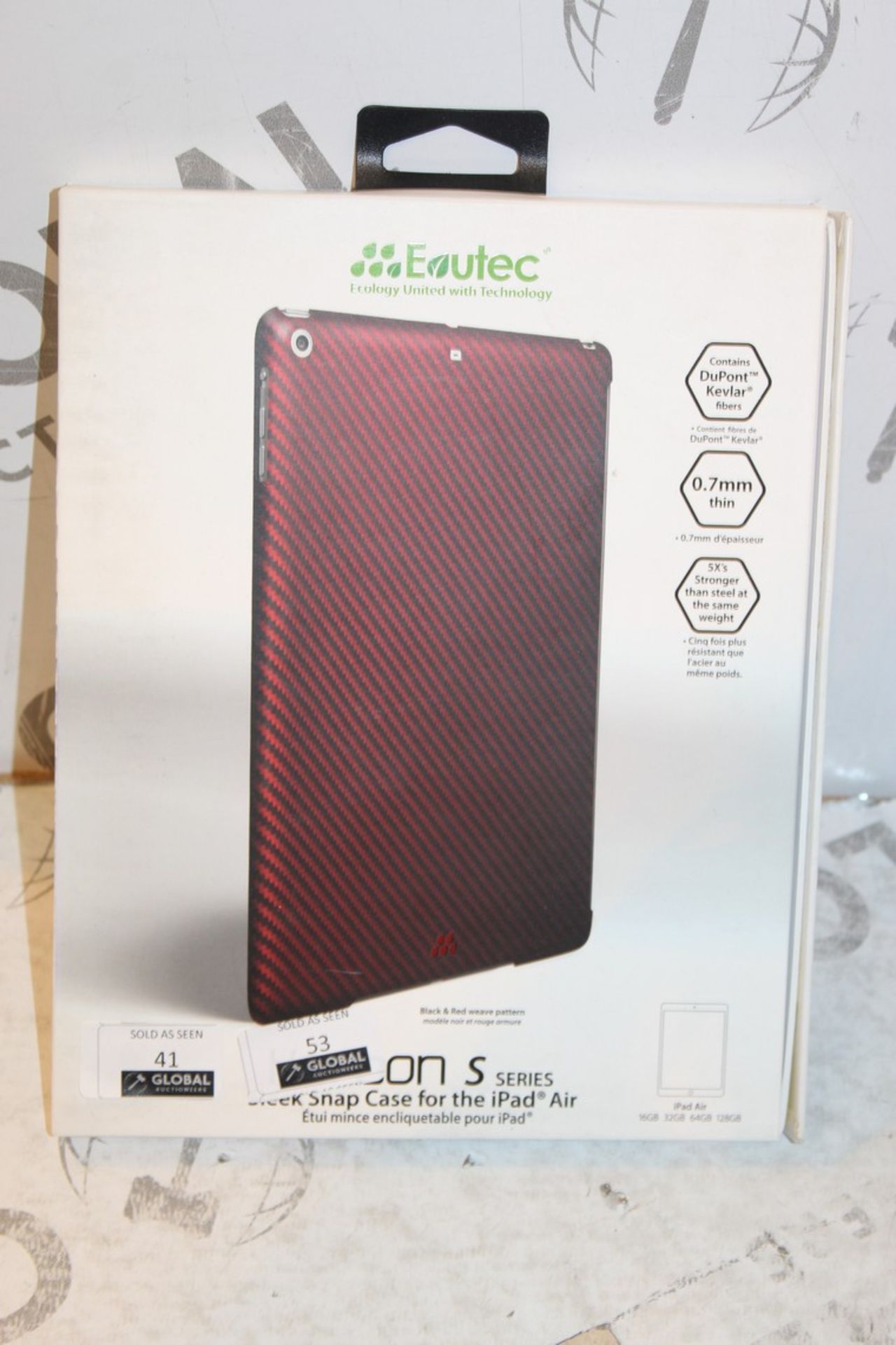 8 Brand New Evutec Carbon S Snap on Cases for Ipad Air Combined RRP £70 (Appraisals Available Upon