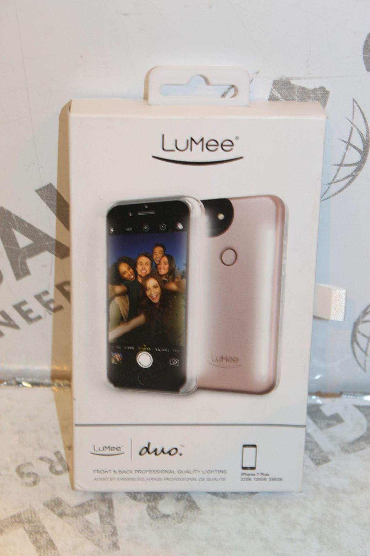 Lot to Contain 2 Boxed Brand New Lumee Duo Iphone 7 Plus Perfect Lighting Phone Cases (Rose Gold)