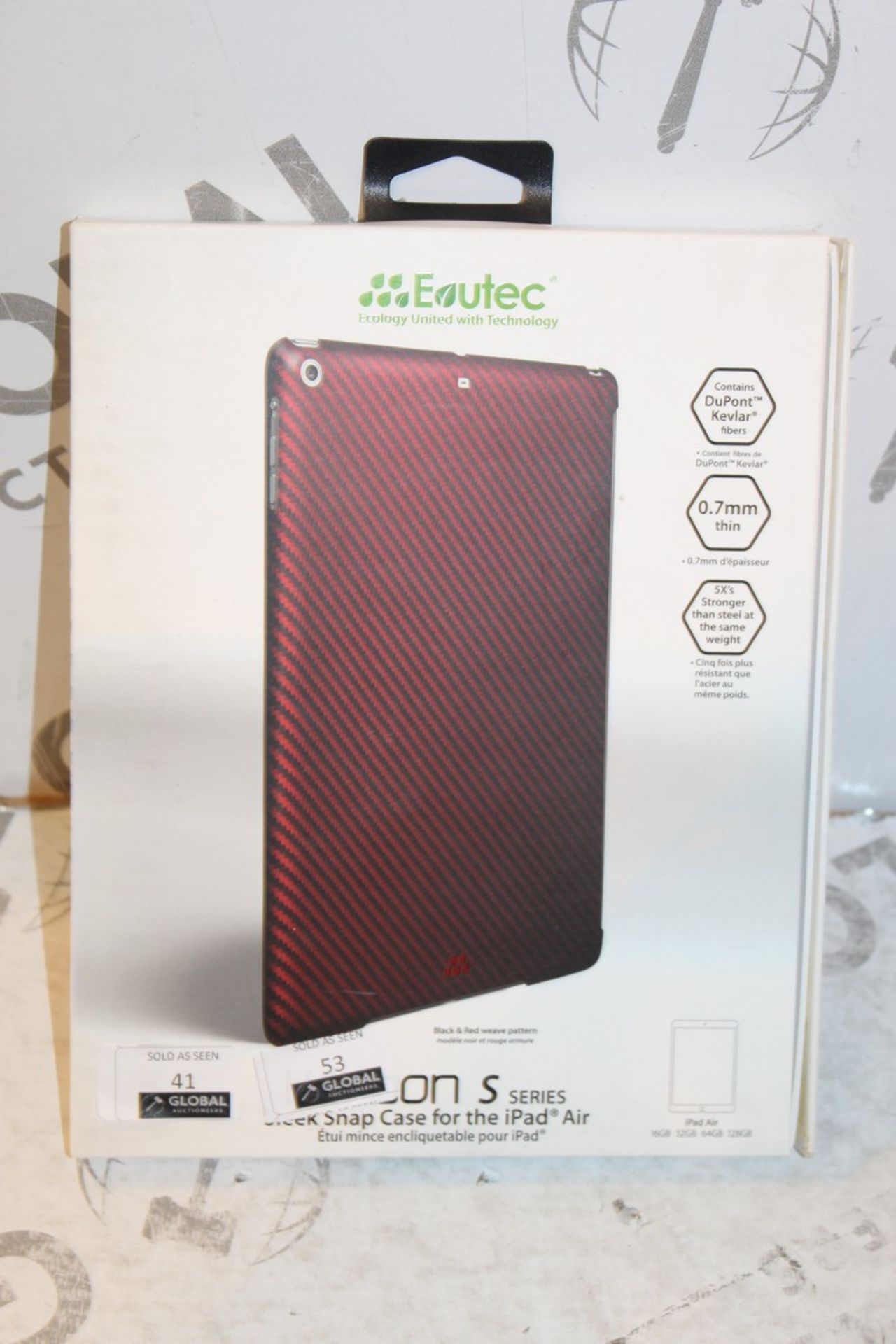 5 Brand New Evutec Carbon S Snap on Cases for Ipad Air Combined RRP £70 (Appraisals Available Upon