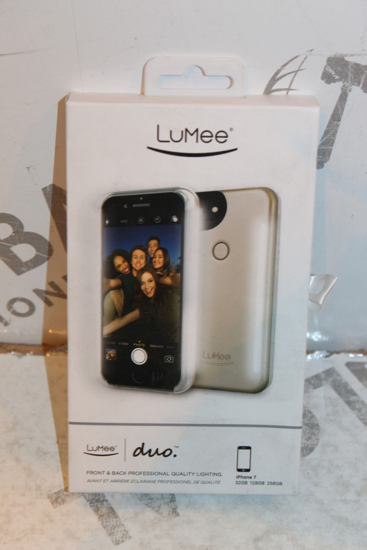 Lot to Contain 2 Boxed Brand New Lumee Duo Iphone 7 Perfect Lighting Phone Cases (Gold) RRP £100 (