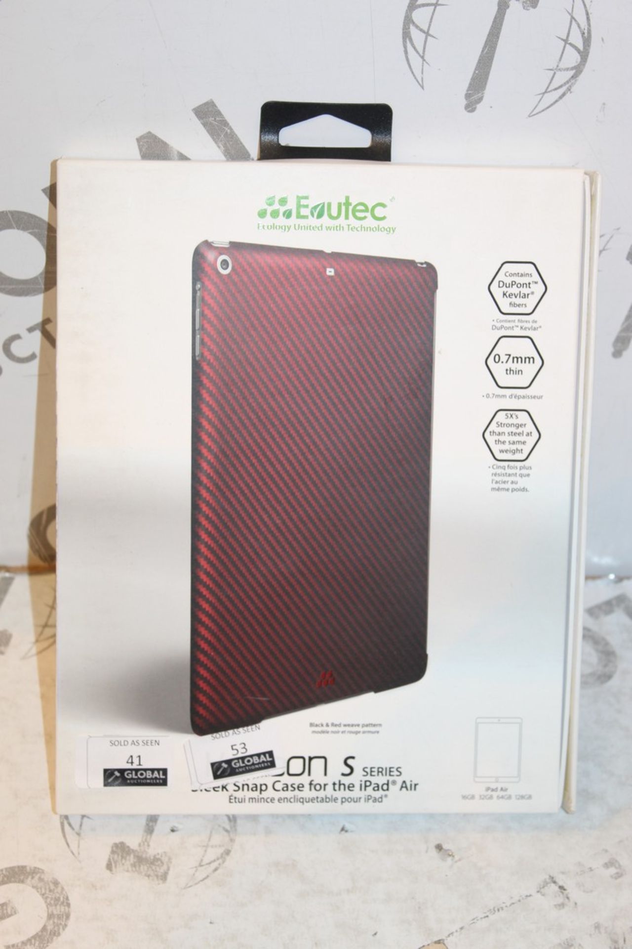 12 Brand New Evutec Carbon S Snap on Cases for Ipad Air Combined RRP £70 (Appraisals Available