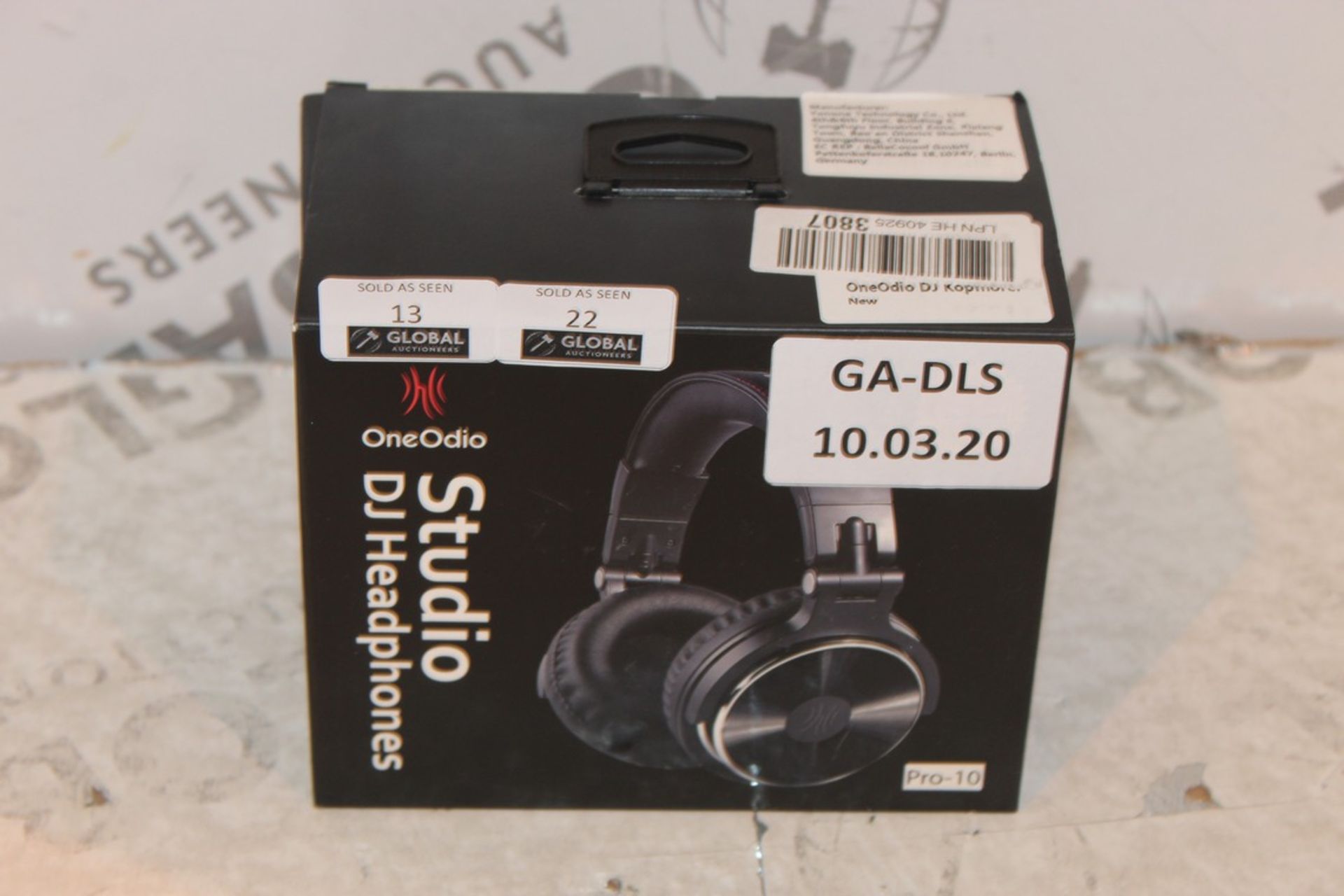 Boxed Brand New Pair One Odio Pro 10 Studio DJ Headphones RRP £55 (Appraisals Available Upon