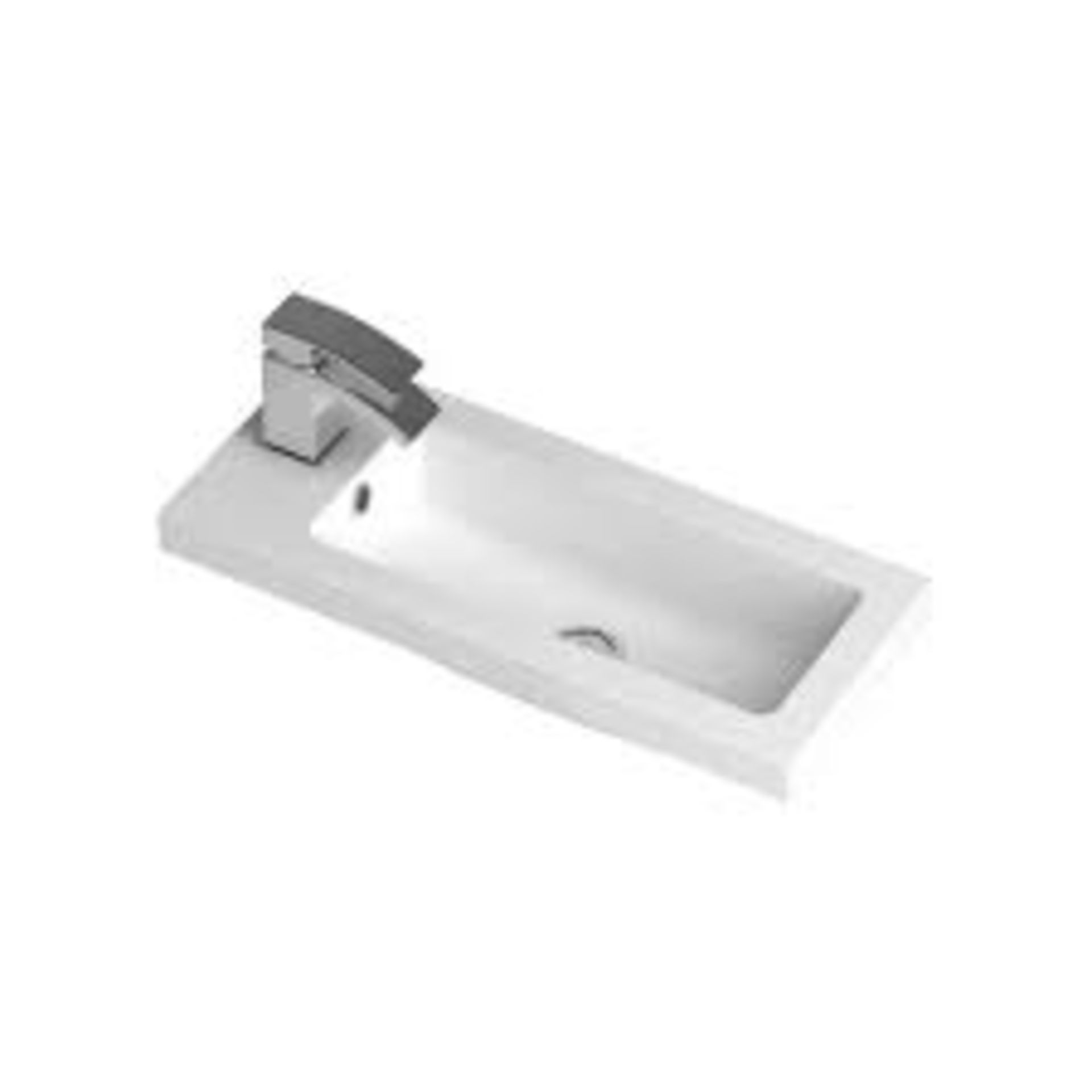 Boxed 600mm Side Tap Basin Sink Unit RRP £50 (13859) (Appraisals Available Upon Request)